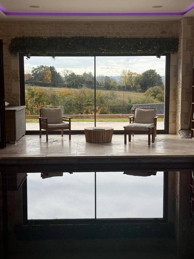 Location de vacances pour 13 personnes, avec jardin ainsi que vue et piscine, animaux acceptés à Bonneville-sur-Touques - 2