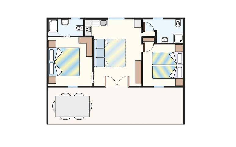 Ferienhaus für 6 Personen, mit Pool, kinderfreundlich in Rosolina Mare - 2