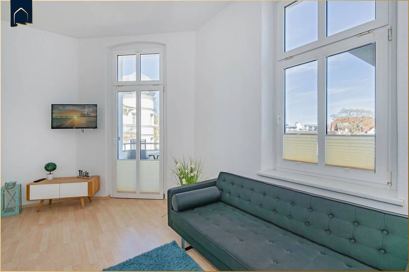 Apartamento entero, Ferienwohnung Karlskrona in Ahlbeck mit Balkon, strandnah in Drei Kaiserbäder, Ahlbeck