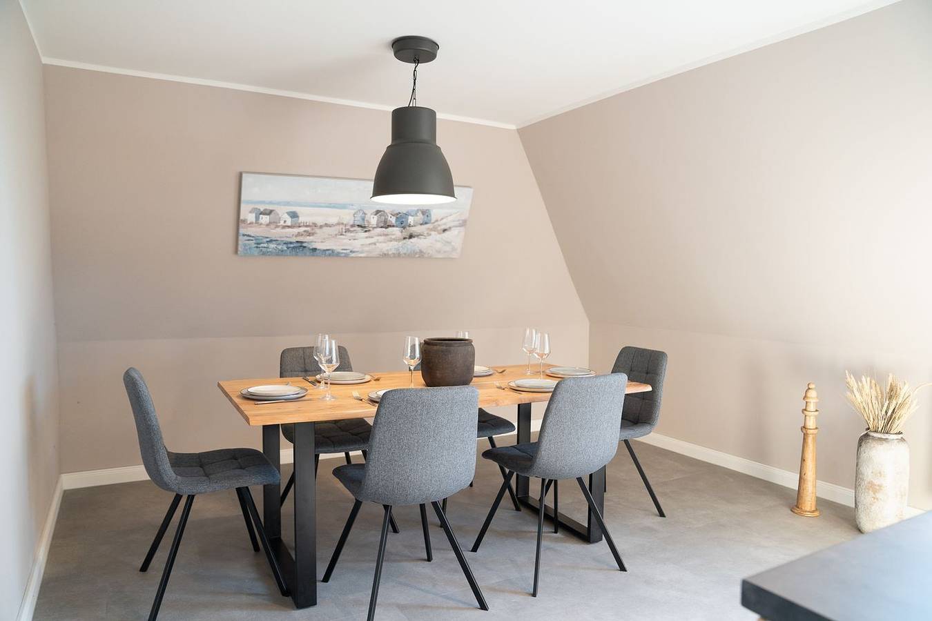 Ganze Wohnung, Der Tofthof söss - eine wunderschöne Ferienwohnung mit Dachterrasse. in Westerhever, Eiderstedt