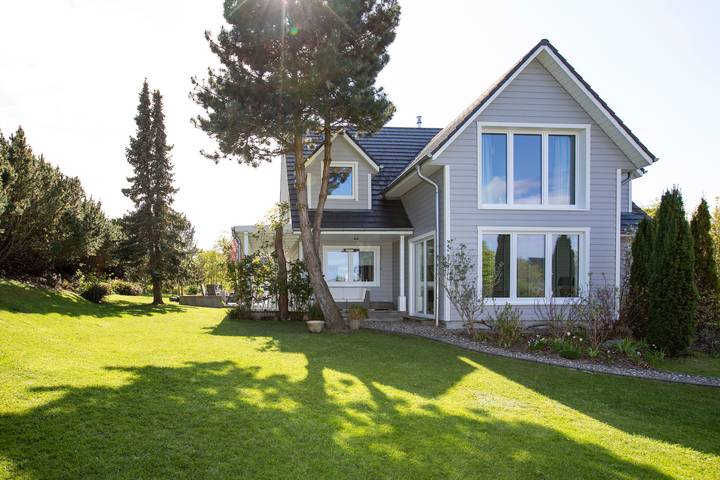 Ferienhaus für 9 Personen, mit Balkon und Terrasse sowie Garten und Sauna in Bockholm - 2