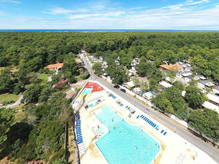 Camping für 4 Personen, mit Whirlpool und Kinderpool sowie Sauna in Capbreton