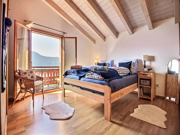 Location de vacances pour 6 personnes, avec vue et jardin à Leytron - 4