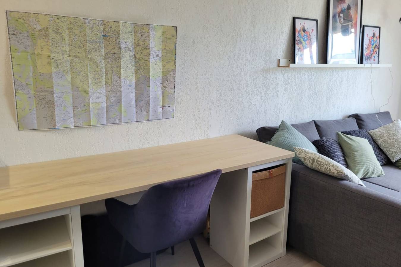 Ganze Wohnung, Ferienwohnung für 3 Personen mit Balkon in Croix d'Argent, Montpellier