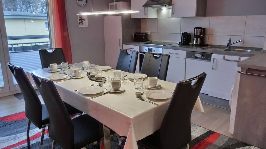 Ferienwohnung für 4 Personen, mit Balkon und Sauna in Gelbensande - 2