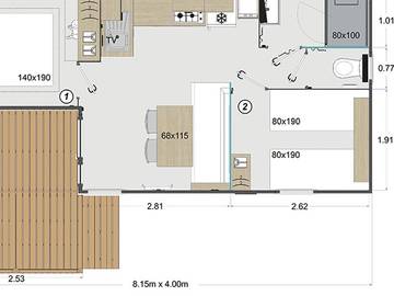 Camping pour 4 Personnes dans Saint-Gérons, Région d'Aurillac, Photo 4