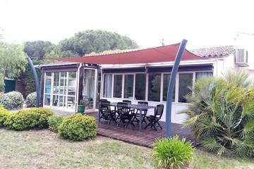 Ferienhaus für 4 Personen, mit Garten und Terrasse in Pampelonne