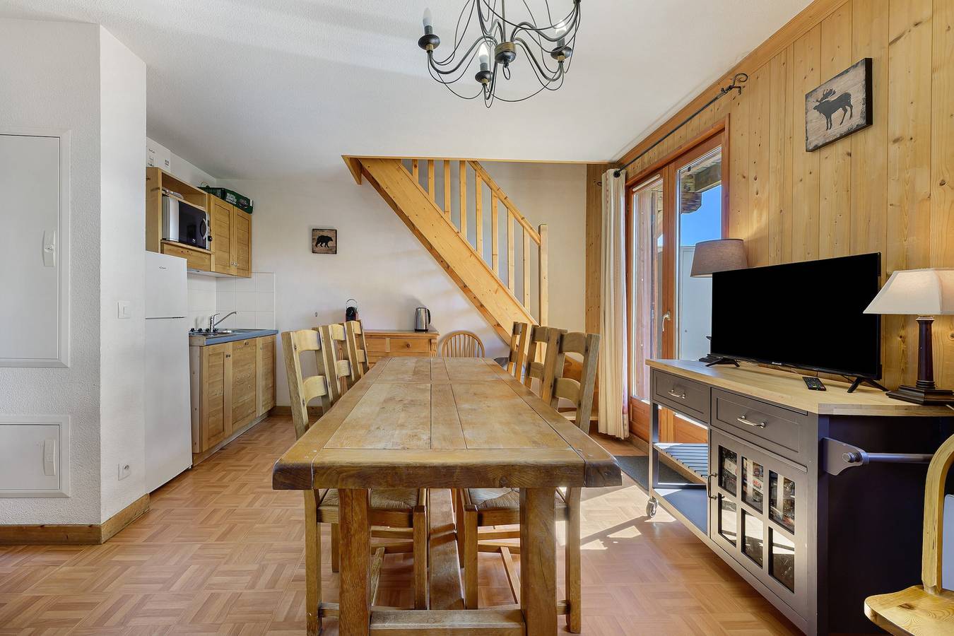 Maison de vacances pour 10 personnes avec balcon in La Toussuire, Villarembert