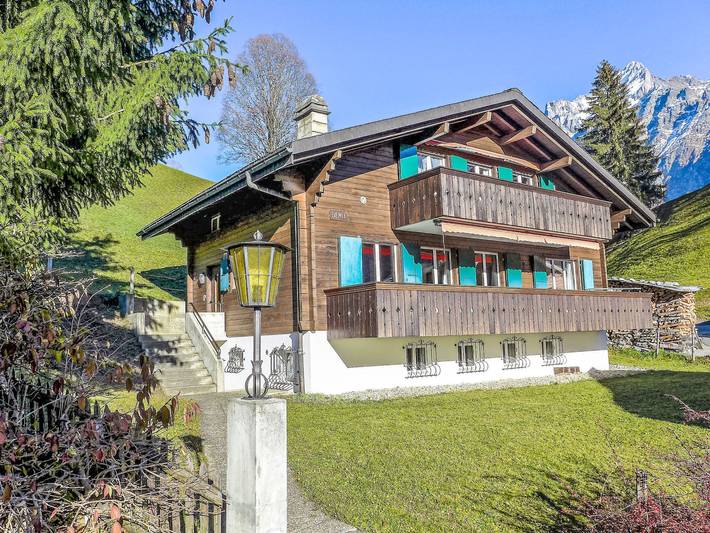 Ferienwohnung für 4 Personen, mit Garten im Berner Oberland