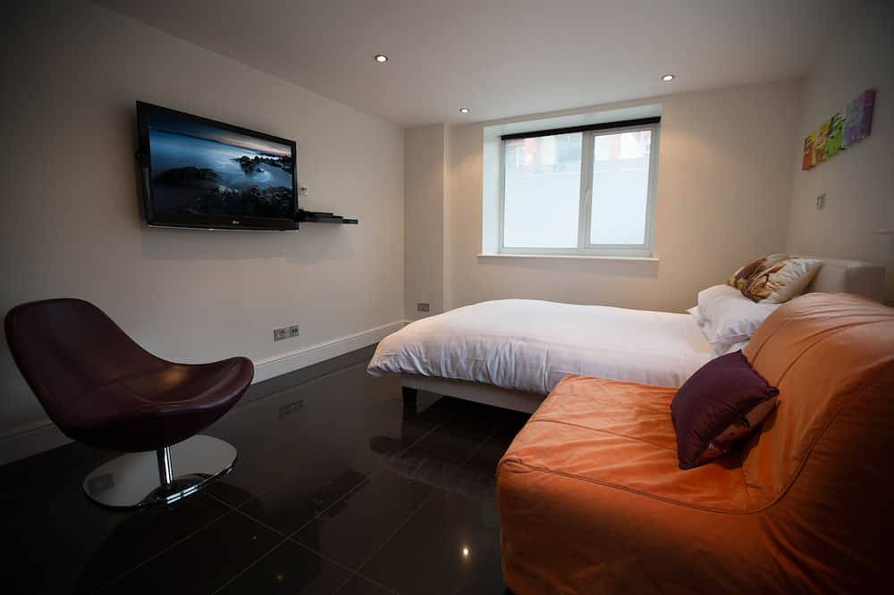 Apartamento entero, El estudio Woolacombe playa ideal para parejas y familias pequeñas. in Woolacombe, Devon