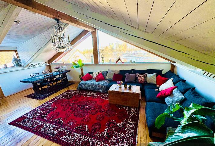 Villa voor 4 personen, with terras and uitzicht op het meer as well as tuin in Zweden