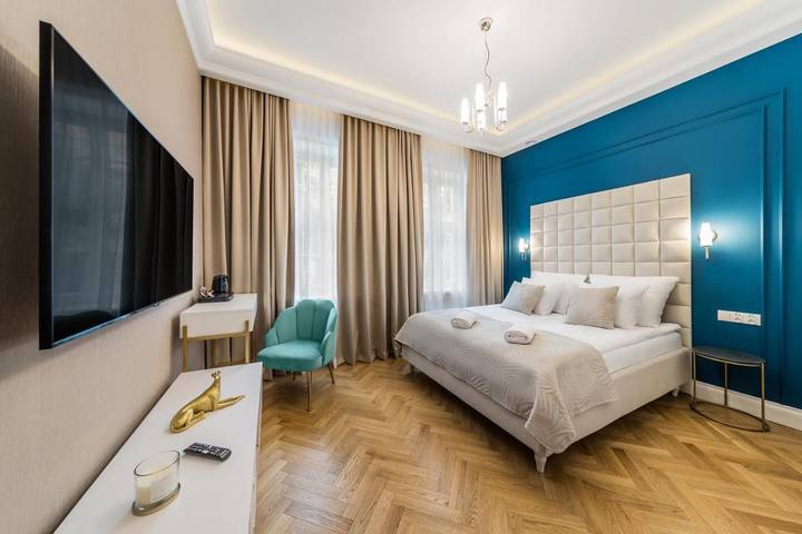 Apartament wakacyjny dla 2 osób, z ogród i jacuzzi oraz sauna w Elk