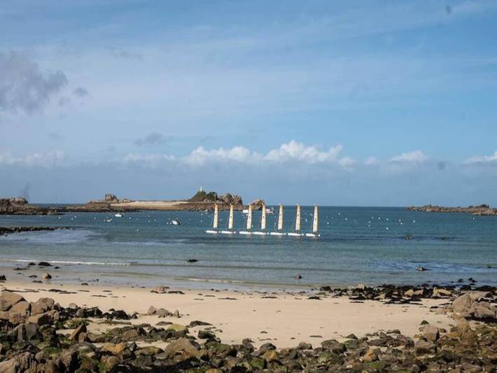 Location de vacances pour 4 personnes, avec jardin dans Port Blanc (Penvénan)