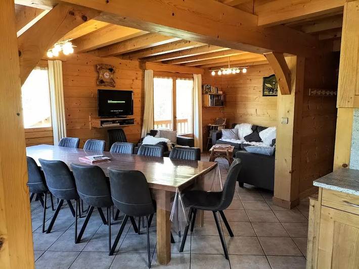 Gîte pour 13 personnes, avec jardin à Le Grand-Bornand