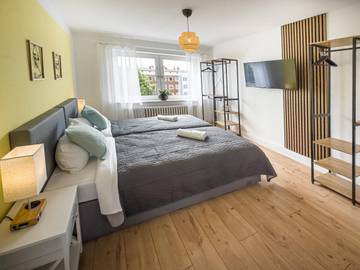 Ferienwohnung für 7 Personen, mit Ausblick und Garten, mit Haustier in Bremer Freimarkt
