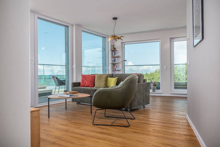 Appartement entier, Appartement de vacances pour 2 personnes avec balcon in Müritzer Wiesen, Graal-Müritz