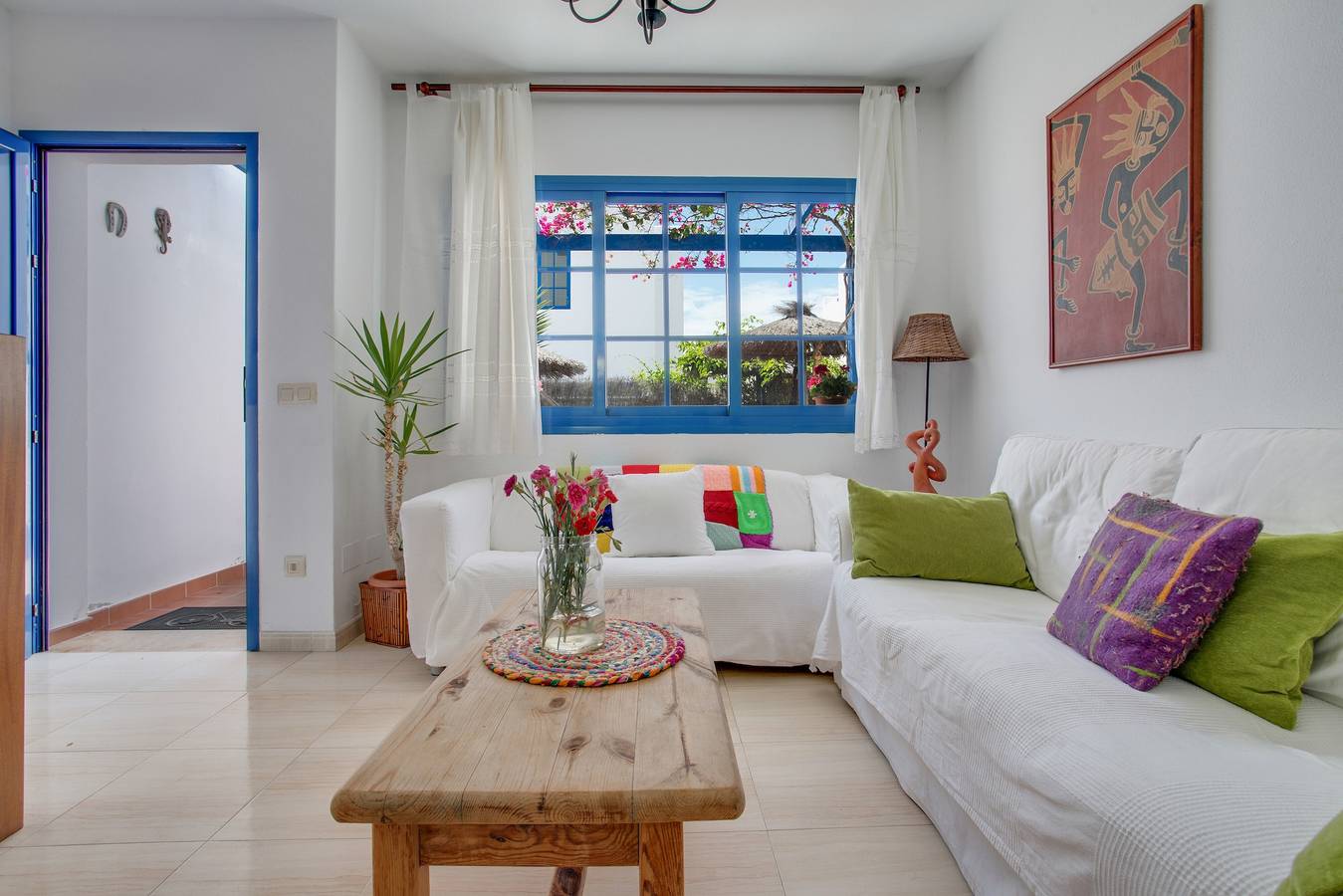 Vacation Home 'Rosa' with Private Terrace, Private Garden and Wi-Fi in Playa Blanca, Yaiza