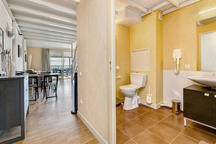 Ganze Wohnung, Apartment mit Meerblick, Gemeinschaftspool und privatem Balkon in Le Croisic, Côte d'Amour