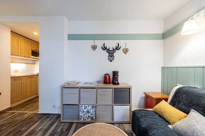 Geheel appartement, Appartement 'Séjour À La Montagne - Éperviere' met Uitzicht op de Bergen, Gedeeld Zwembad en Balkon in La Plagne, La Plagne-Tarentaise