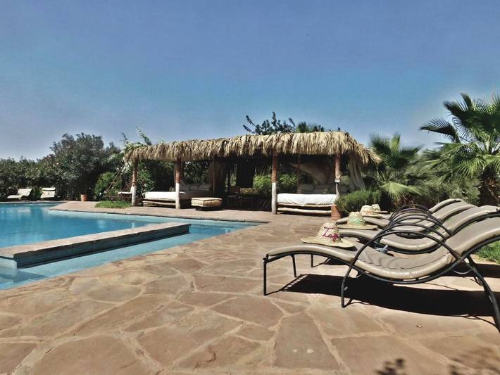 Maison d’hôte pour 15 personnes, avec terrasse et jardin à Ourika (roman)