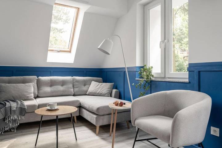 Apartament wakacyjny dla 2 osób, z Balkon i Jacuzzi oraz Taras i Ogród w Kamienna Góra