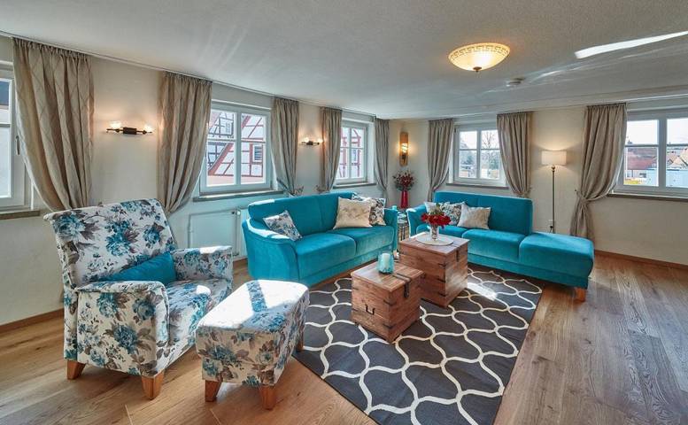 Ferienwohnung für 5 Personen, mit Sauna und Ausblick in Herzogenaurach
