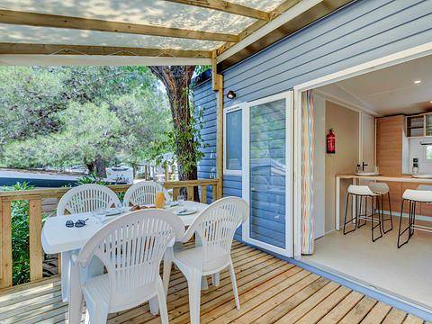 Camping Le Ried   - Mobilhome 6 personnes - Comfort Xl | 3 Ch. | 6 Pers. | Terrasse Couverte | Clim. in Boofzheim, Sélestat-Erstein region