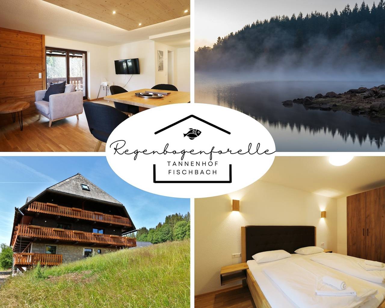Apartamento vacacional entero, Tannenhof Fischbach - Fewo 2 "Regenbogenforelle" - Schluchsee, 1 Schlafzimmer in Schluchsee, Selva Negra (zona sur)