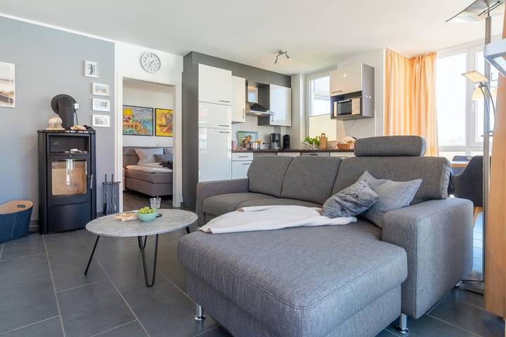 Ferienwohnung für 4 Personen, mit Balkon und Sauna