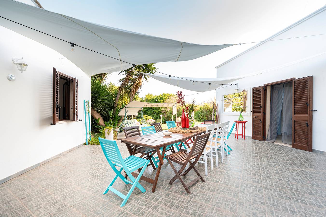 Villa 'Il Giardino Dei Gelsi' con terraza privada, Wi-Fi y aire acondicionado in Otranto, Otranto region