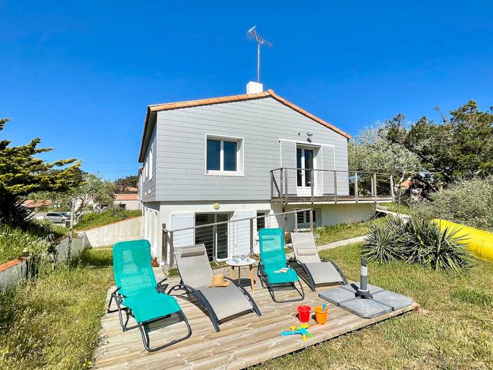 Location de vacances pour 9 personnes, avec jardin et terrasse à Bretignolles-sur-Mer