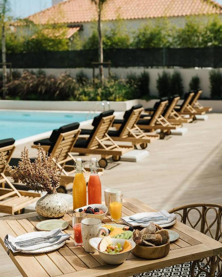 Hôtel pour 2 personnes, avec Terrasse et Jardin ainsi que Piscine et Vue à Comporta