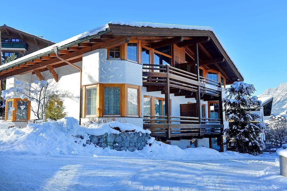 Wunderschöner Blick auf den 'Kaiser', direkter Einstieg in die Skiweltpisten, in Ellmau - SkiWelt, Ellmau