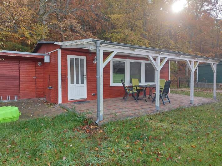 Ferienhaus für 4 Personen, mit Terrasse und Garten sowie Ausblick in Ganzlin