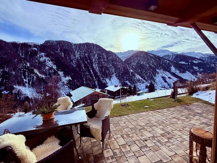 Ferienwohnung für 4 Personen, mit Terrasse und Sauna sowie Ausblick in St. Veit in Defereggen