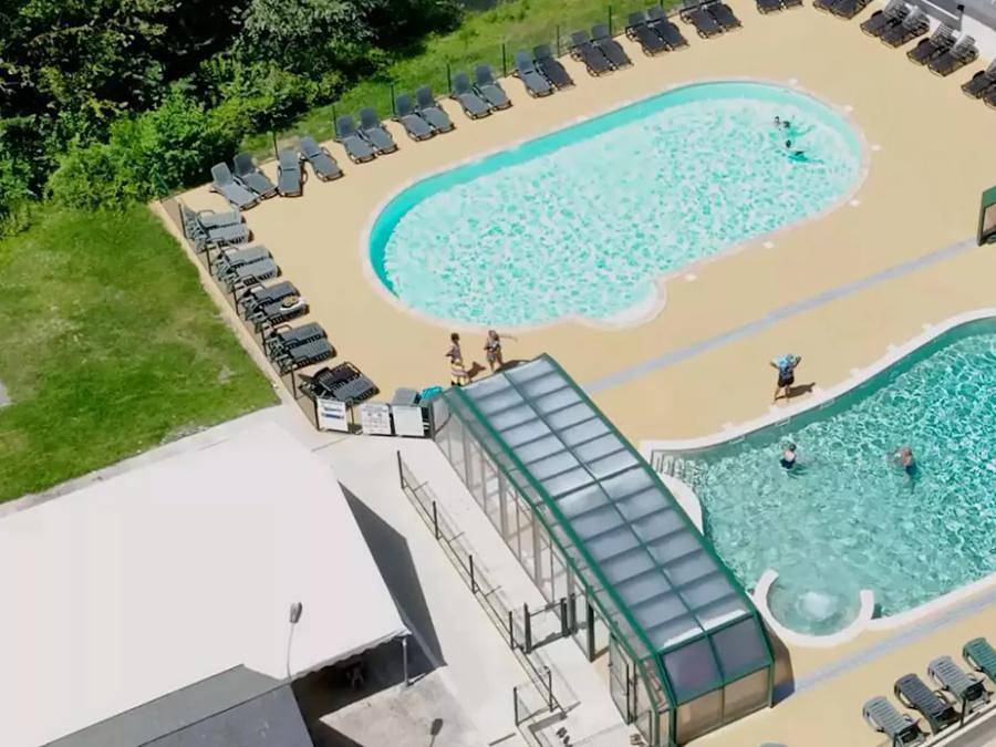 Flower Camping L'Ile Des Trois Rois - Unique 2 persons - Cabadienne 7 m² + Kitchenette in Les Andelys, Les Andelys region