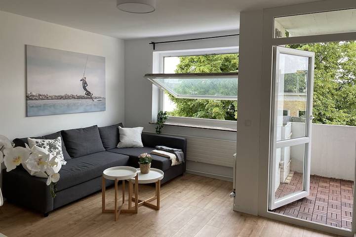Ferienwohnung für 4 Personen, mit Balkon rund um die Havenwelten