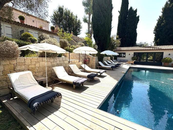 Maison d’hôte pour 2 personnes, avec jardin et vue ainsi que piscine et terrasse à Saint-Paul-de-Vence - 3