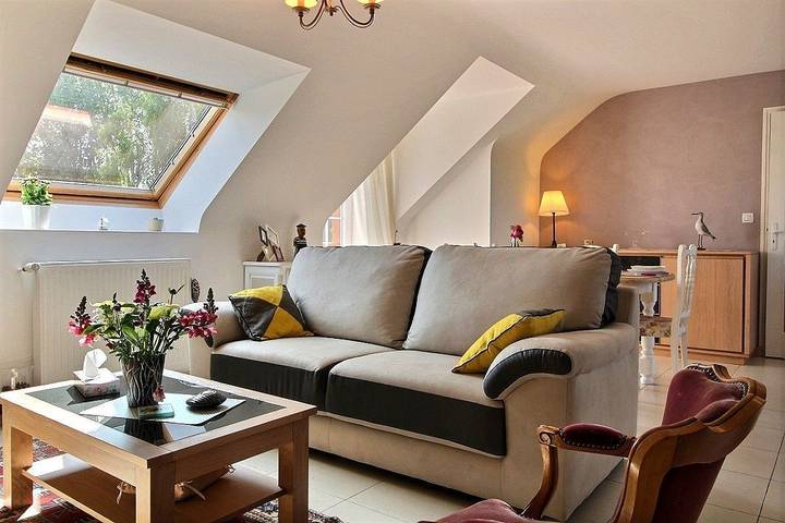 Gîte pour 2 personnes, avec Terrasse ainsi que Jardin et Vue à Hillion