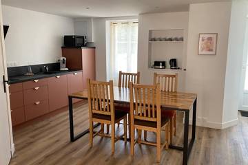 Gîte pour 7 personnes, avec jardin à Ravenoville
