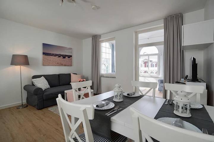 Apartmenthotel für 5 Personen, mit Balkon und Sauna, mit Haustier in Sellin