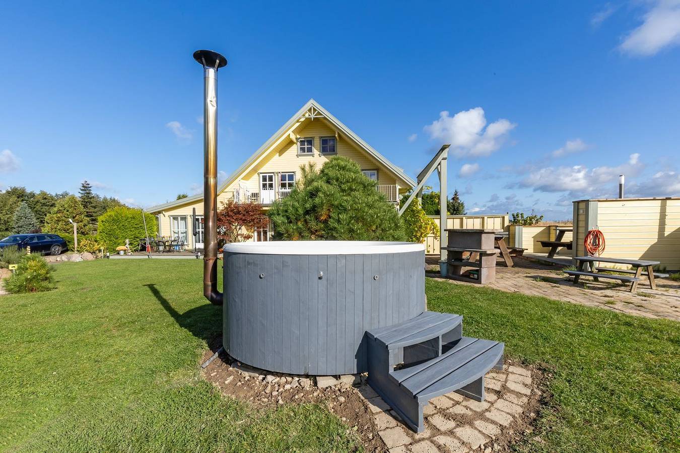 Ganze Wohnung, Ruhe, Natur & Wohlfühlatmosphäre mit Sauna und Hot Tub in Wittenbeck, Rostock und Umgebung