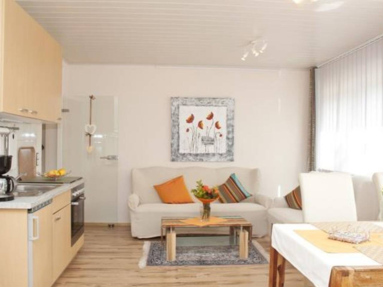 Ganze Ferienwohnung, Ferienwohnung Gartenblick - 4-Bettwohnung in Lustadt, Rheinebene