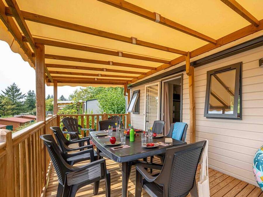Camping de la Liez - Ciela Village - Mobilhome 6 personnes - Mobil home Ciela Confort - 3 chambres in Peigney, Haute-Marne