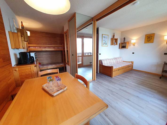 Apartment for 4 people, with balcony in La Plagne