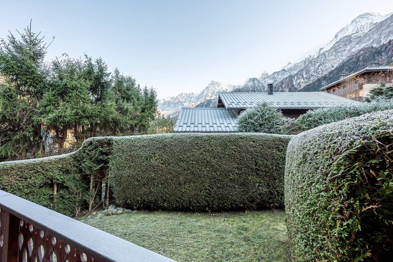Appartement entier, Appartement 'Résidence Ours Blanc' avec vue sur les montagnes, terrasse partagée et Wi-Fi in Les Houches, Massif du Mont-Blanc