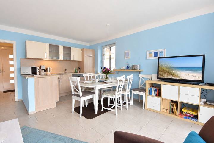Ferienhaus für 6 Personen, mit Terrasse und Garten sowie Sauna und Ausblick in Korswandt