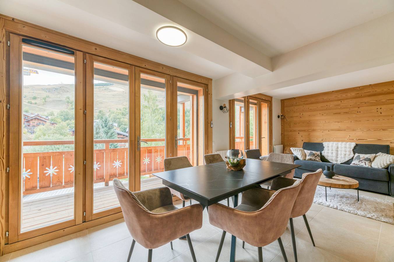 Ganze Wohnung, Appartement 'Les Vernettes' mit Bergblick und Balkon in Mont-de-Lans, Les Deux Alpes