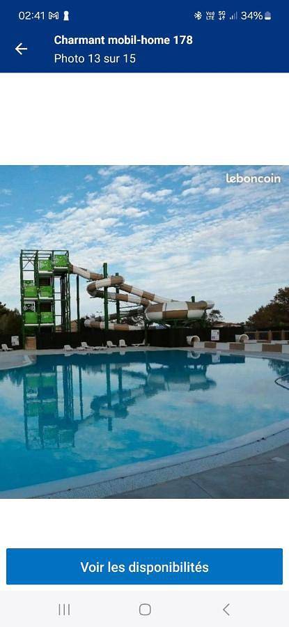 Camping pour 6 personnes, avec jacuzzi et terrasse ainsi que sauna et piscine à Narbonne - 2