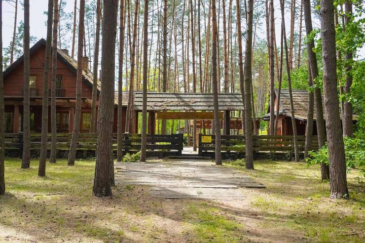 Domek letniskowy dla 11 osób, z Taras i Ogród oraz Widok w Roztocze
